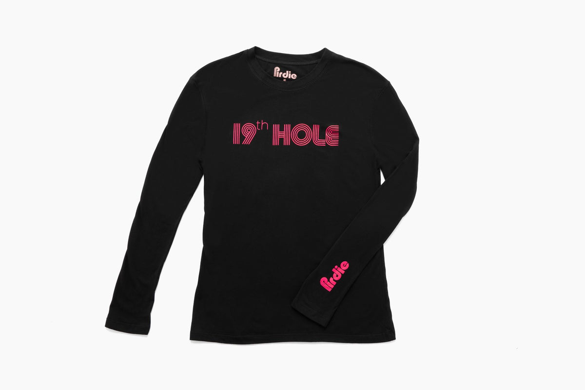 black 19th hole longsleeve tshirt
