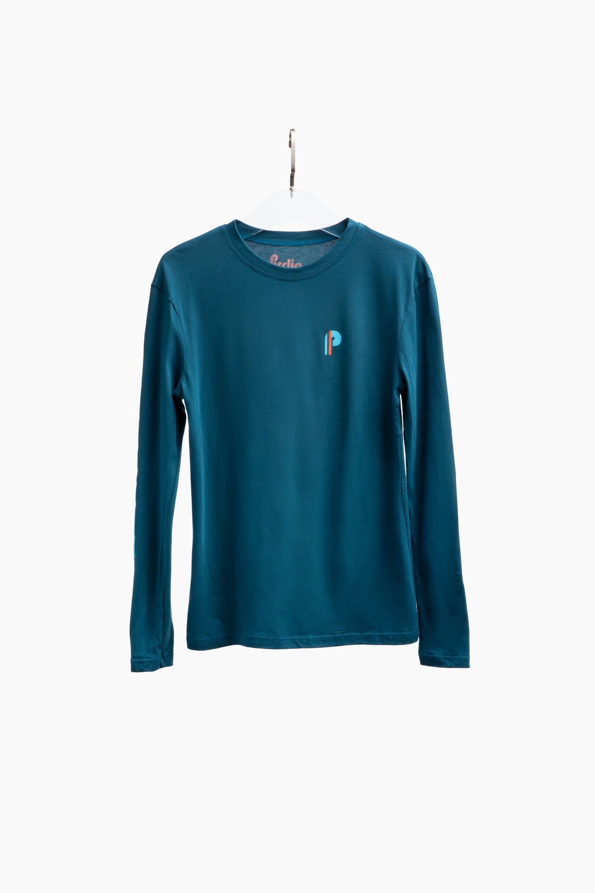 Pirdie longsleeve golf t-shirt in teal. 